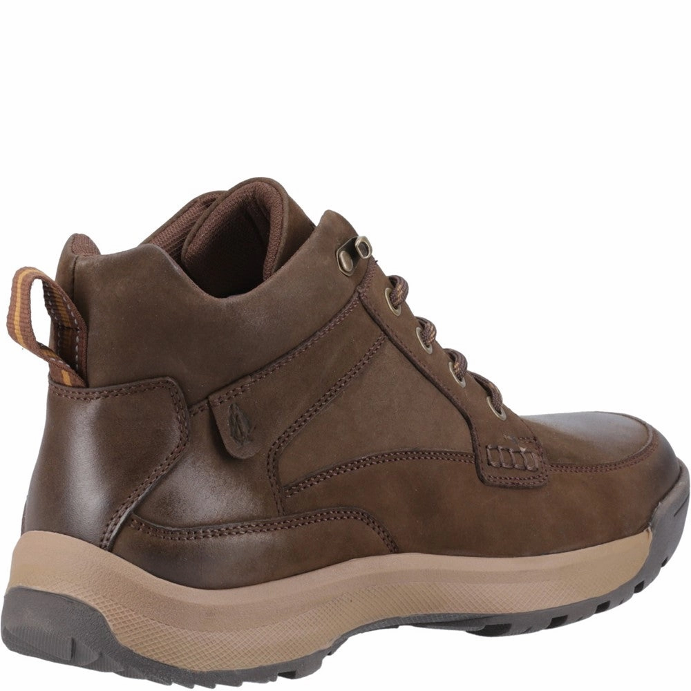 Comfort Sole Slip On Shoes Hush Puppies Vernon Lace Wide Fit Boots