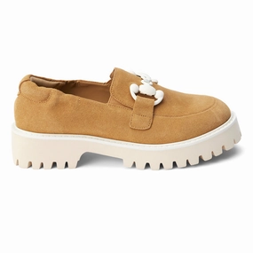 Flexible Breathable Hutch Lug Sole Loafers