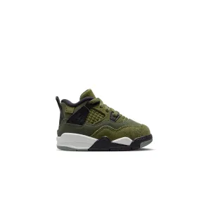Toddlers' Air Jordan 4 Retro Se Craft 'Medium Olive' Wide Fit