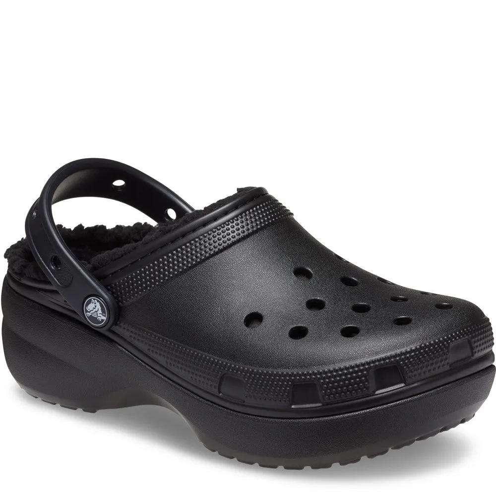 Waterproof Odor Control Crocs Classic Platform Lined Clog