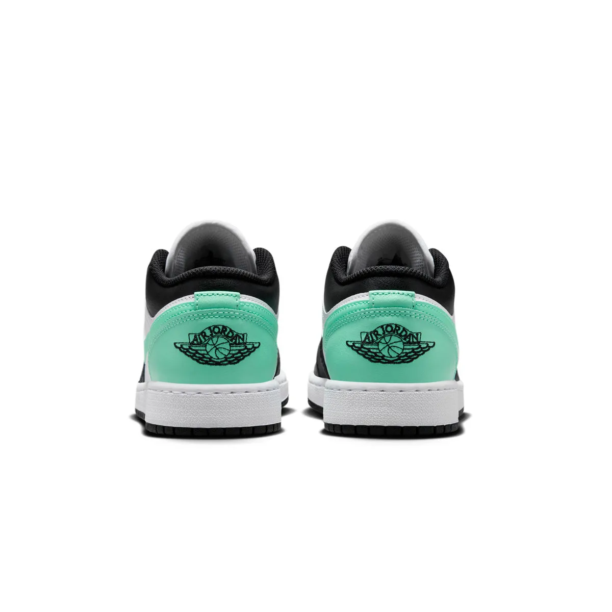Cushioned Kids Air Jordan 1 Low 'White Green Glow'