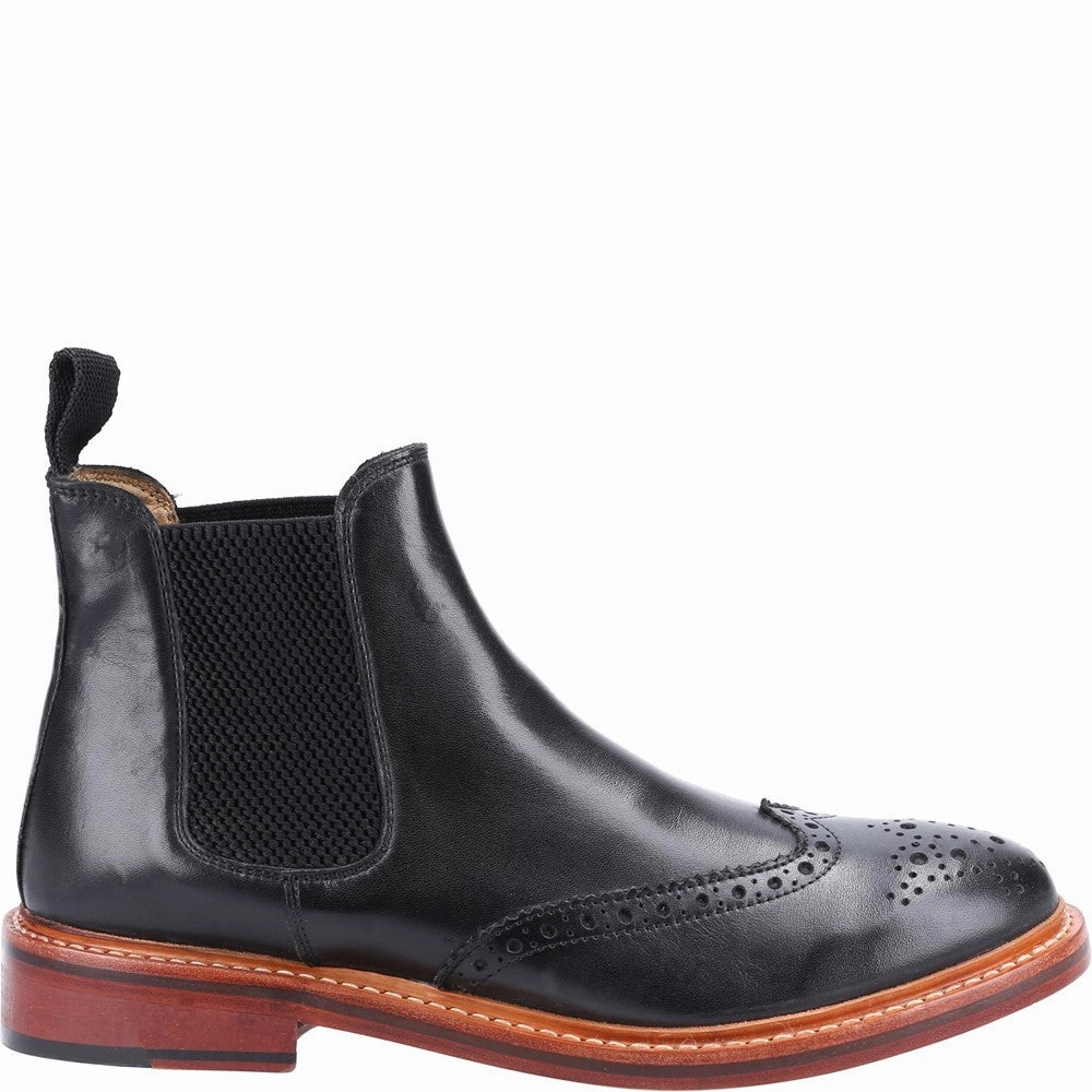Cotswold Siddington Leather Goodyear Welt Boot Statement Footwear