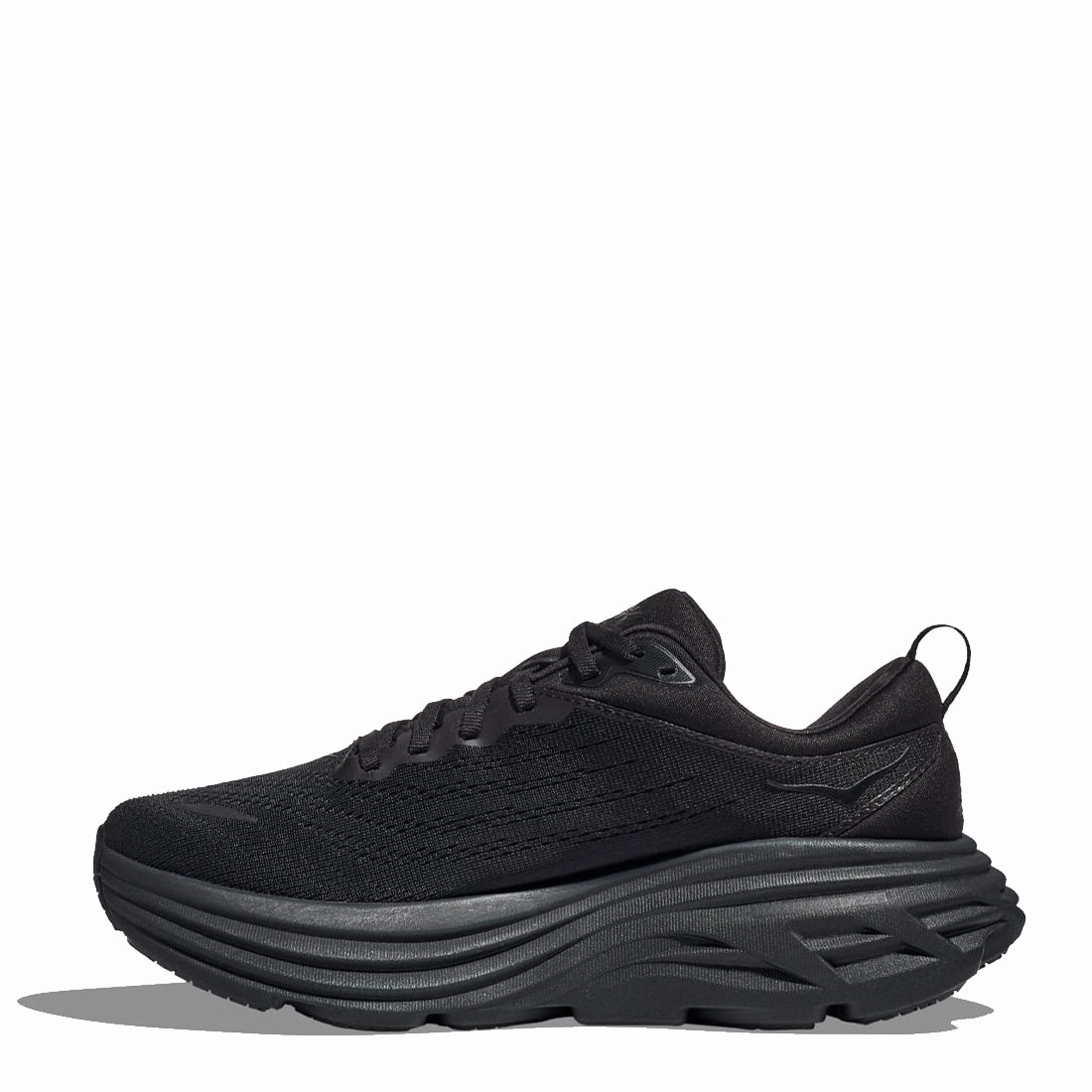 Hoka Bondi 8 Trainer Black / Black Everyday Footwear Statement Footwear