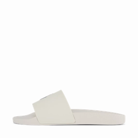Signature Pony Slide Deckwash White / Navy Pp Functional Footwear Timeless