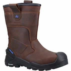 Amblers Safety 983C Conqueror Rigger Boot Waterproof Easy On/Off