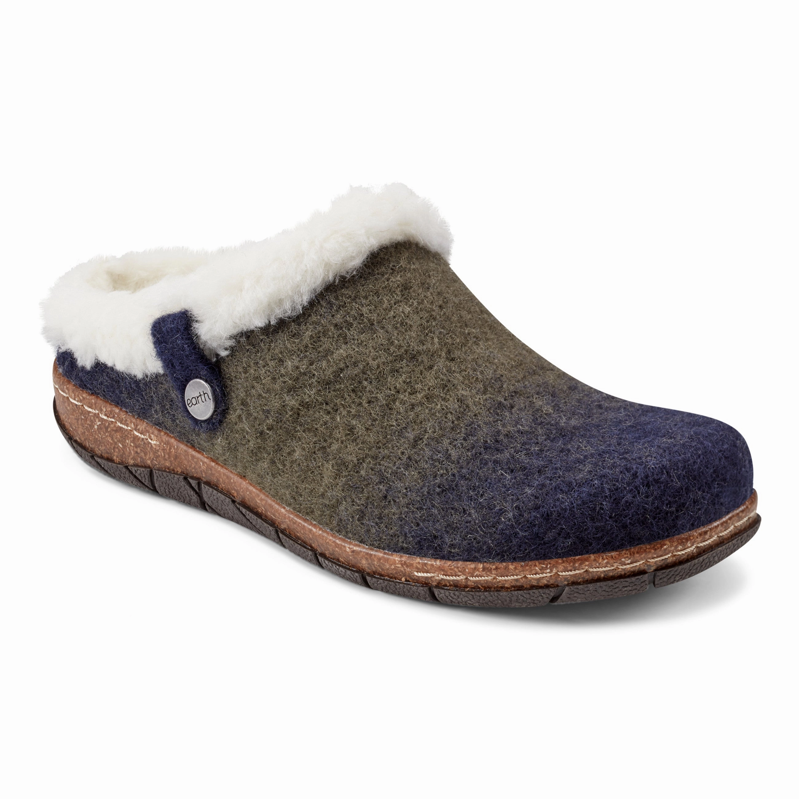 Travel Footwear Elena Cold Weather Round Toe Casual Slip-On Clogs