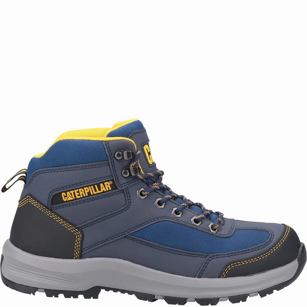 Orthotic Friendly Durable Shoes Caterpillar Elmore Mid Safety Hiker