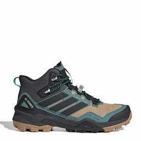 Adidas Terrex Skychaser Mid Gore-Tex Hiking Shoes Cardboard / Core Black / Preloved Teal Easy On Off Modern Classic