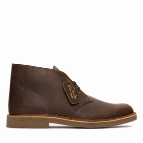 Sustainable Cushioned Clarks | Desert Boot | Men | Desert Boot Evo Beeswax Leather | Yellow