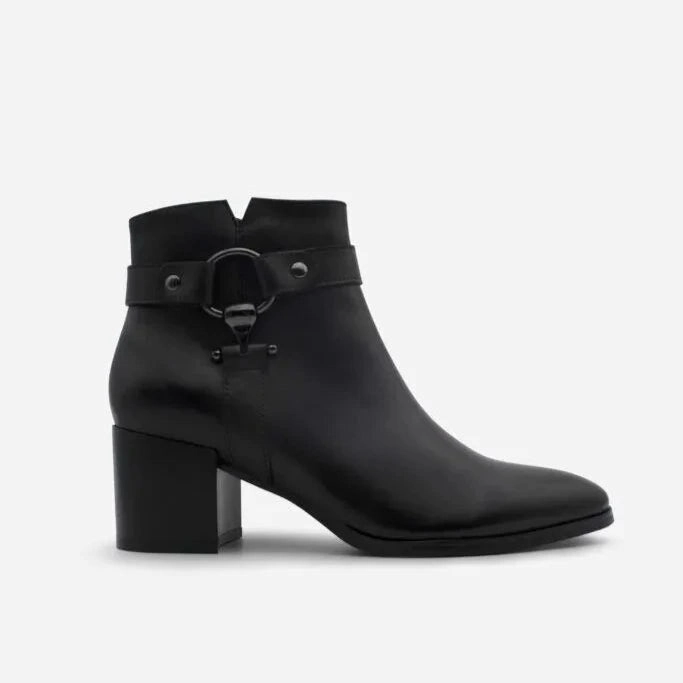 Regarde Le Ciel | Women'S Boots | Taylor Delice Black | Black Recycled Materials All Day Support