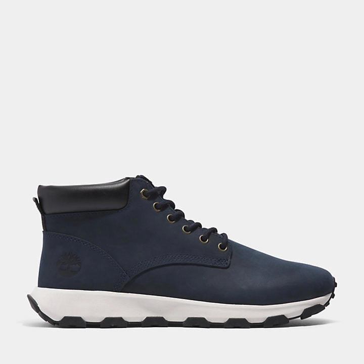 Pro Comfort Timberland | Men'S Sneakers | Mid Lace Chukka Windsor Park Navy Blue | Blue