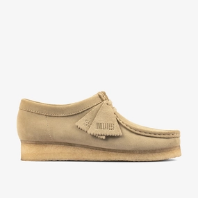 Waterproof Clarks | Casual Shoes | Women | Wallabee Maple Suede