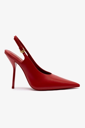 Casual Comfort Larroud?? X Altuzarra Pump In Blood Red Leather