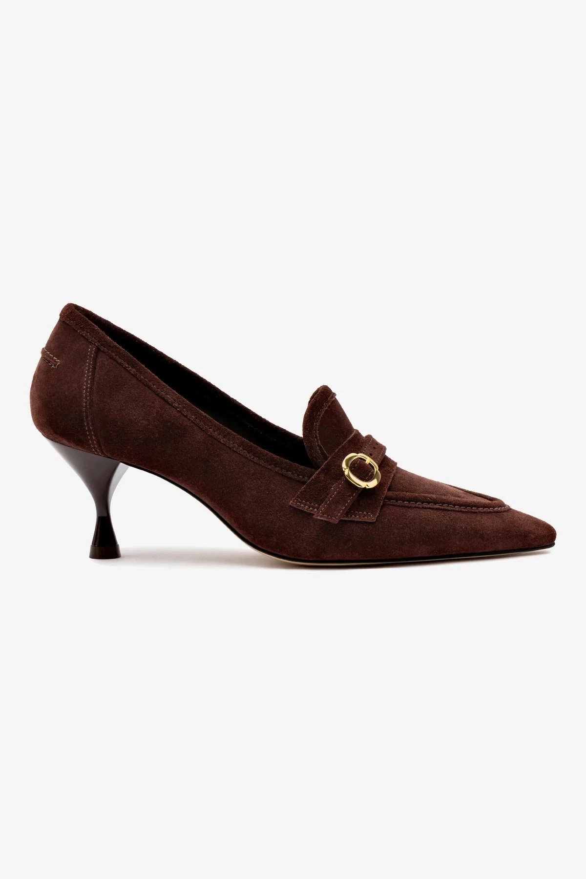 Durable Shoes Durable Susan Pump In Brown Suede