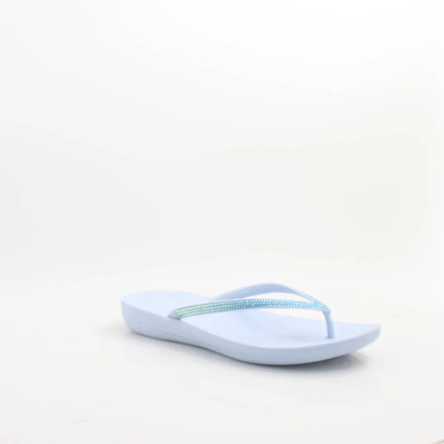 Flat Feet Shoes Iqushion Ombre Sparkle Flip-Fl