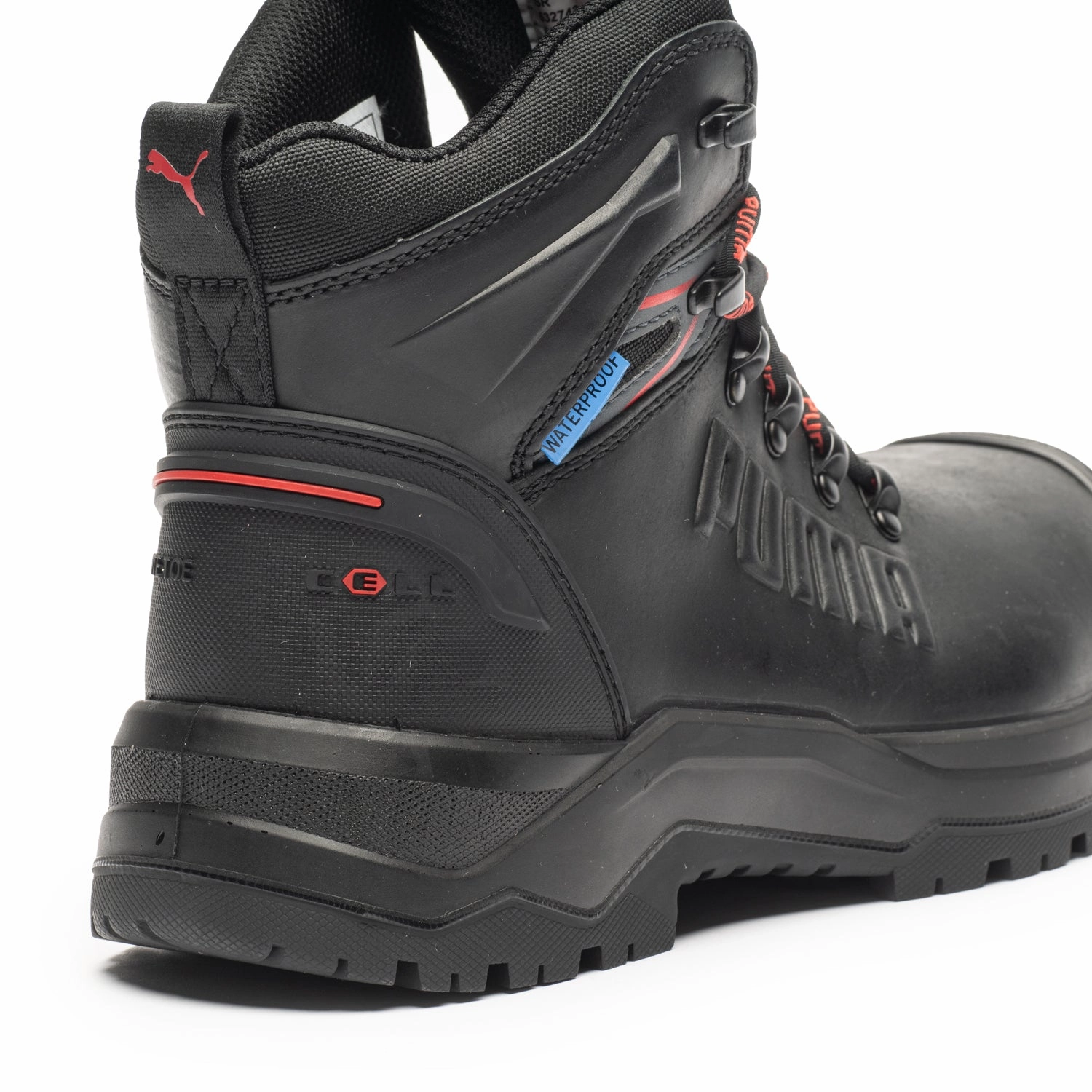 Travel Ready Iron Black Men'S 6" Composite Toe Work Boots 632743