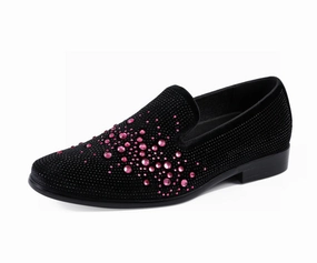 Ivano Black/Fuchsia Orthotic Friendly Chic Footwear