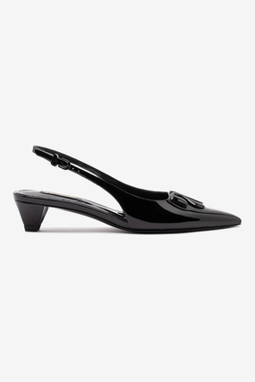 Travel Footwear Kaitlan Ll Low Pump In Black Patent Leather