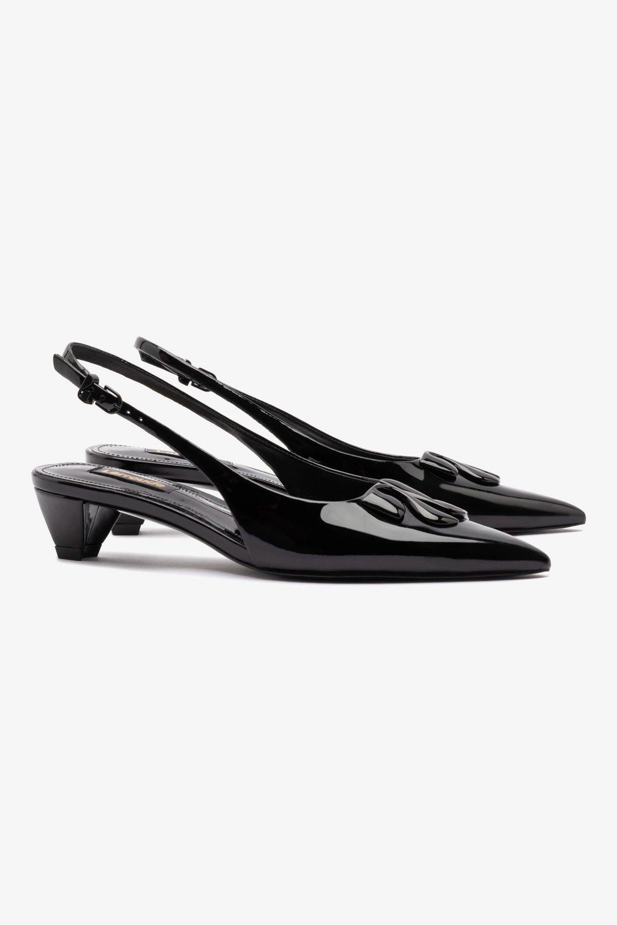 Kaitlan Ll Low Pump In Black Patent Leather Lightweight Shoes