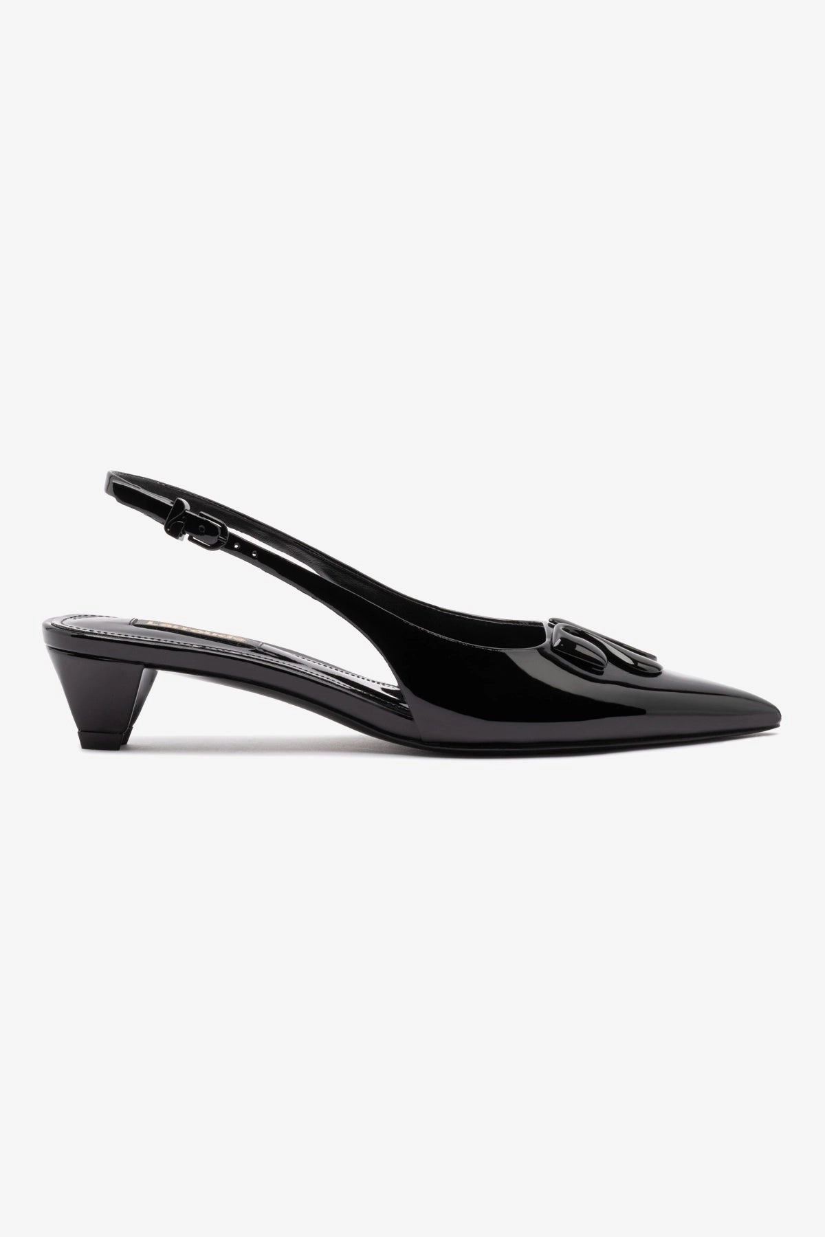 Travel Footwear Kaitlan Ll Low Pump In Black Patent Leather