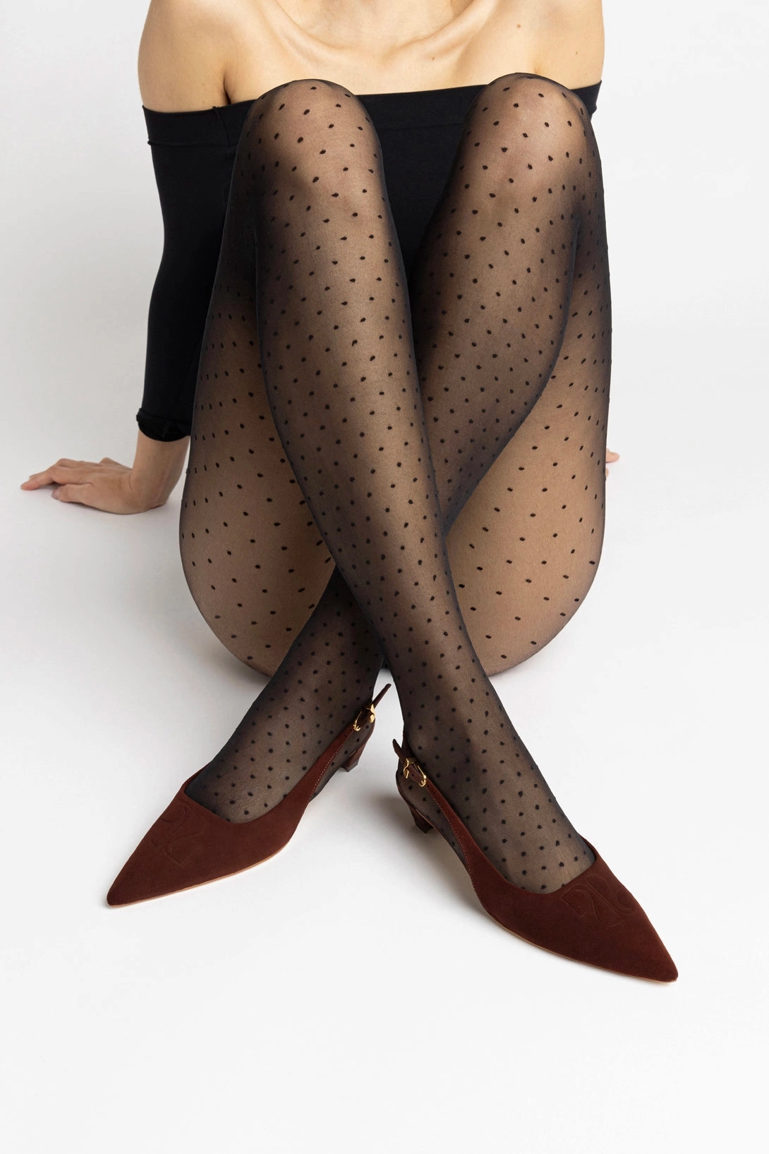 Kaitlan Ll Low Pump In Brown Suede Shock Absorbing