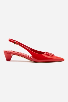 Urban Standing Shoes Kaitlan Ll Low Pump In Scarlet Patent Leather
