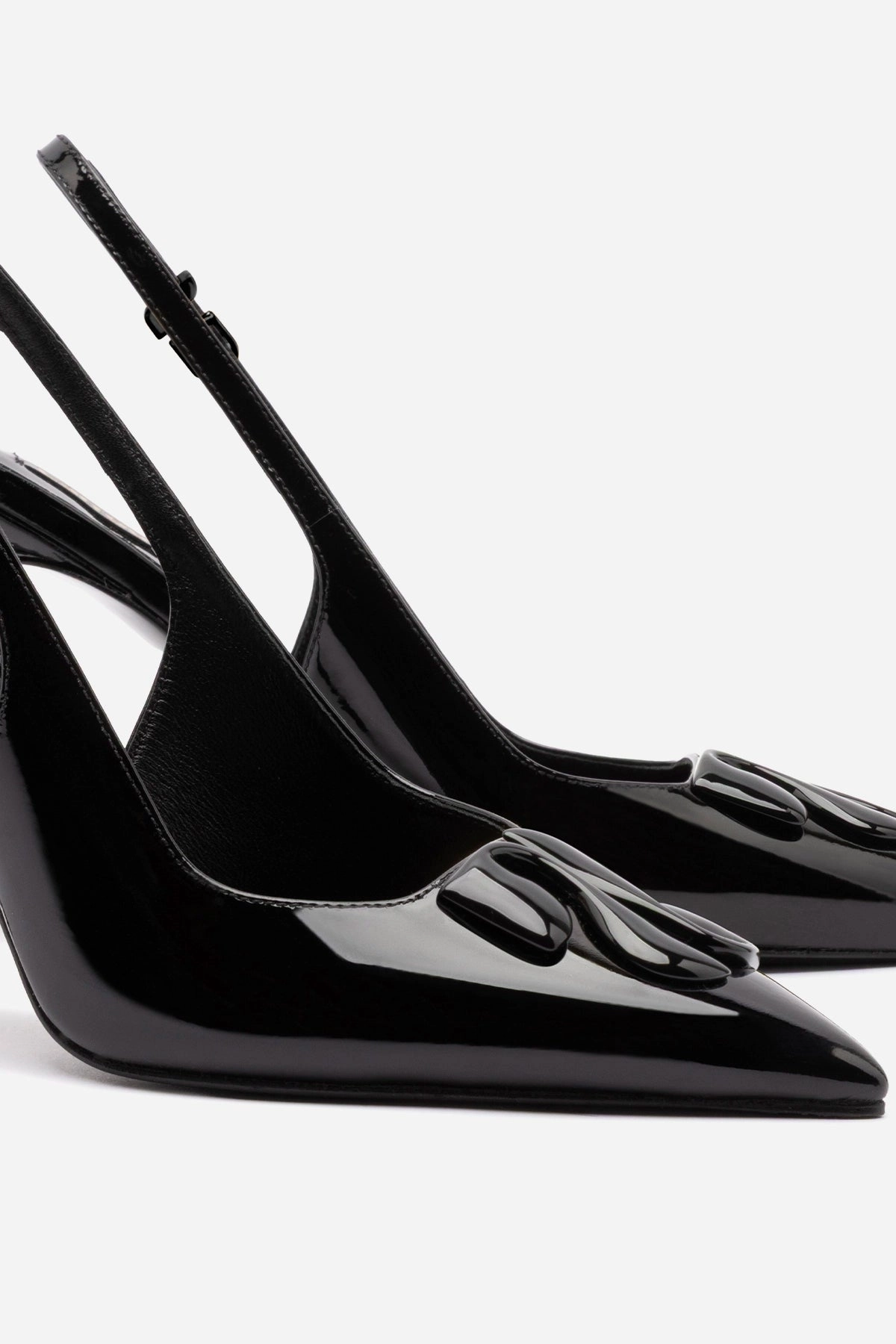 Kaitlan Ll Pump In Black Patent Leather Standing Comfort