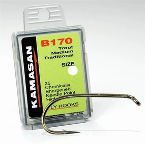 Kamasan B170 Trout Medium Traditional Fly Hooks