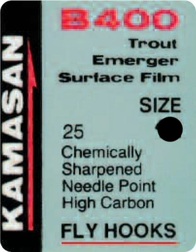 Kamasan B400 Trout Emerger Surface Film Fly Hooks