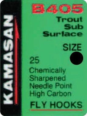 Kamasan B405 Trout Sub Surface Fly Hooks
