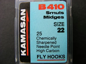 Kamasan B410 Smuts Midges Fly Hooks