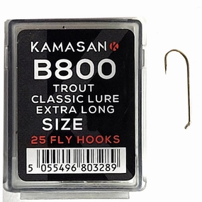 Kamasan B800 Trout Classic Lure Extra Long Fly Hooks