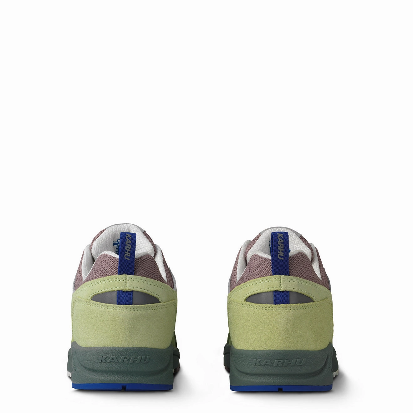 Machine Washable Stable Karhu Fusion 2.0 Trainer Shadow Lime / Amparo Blue