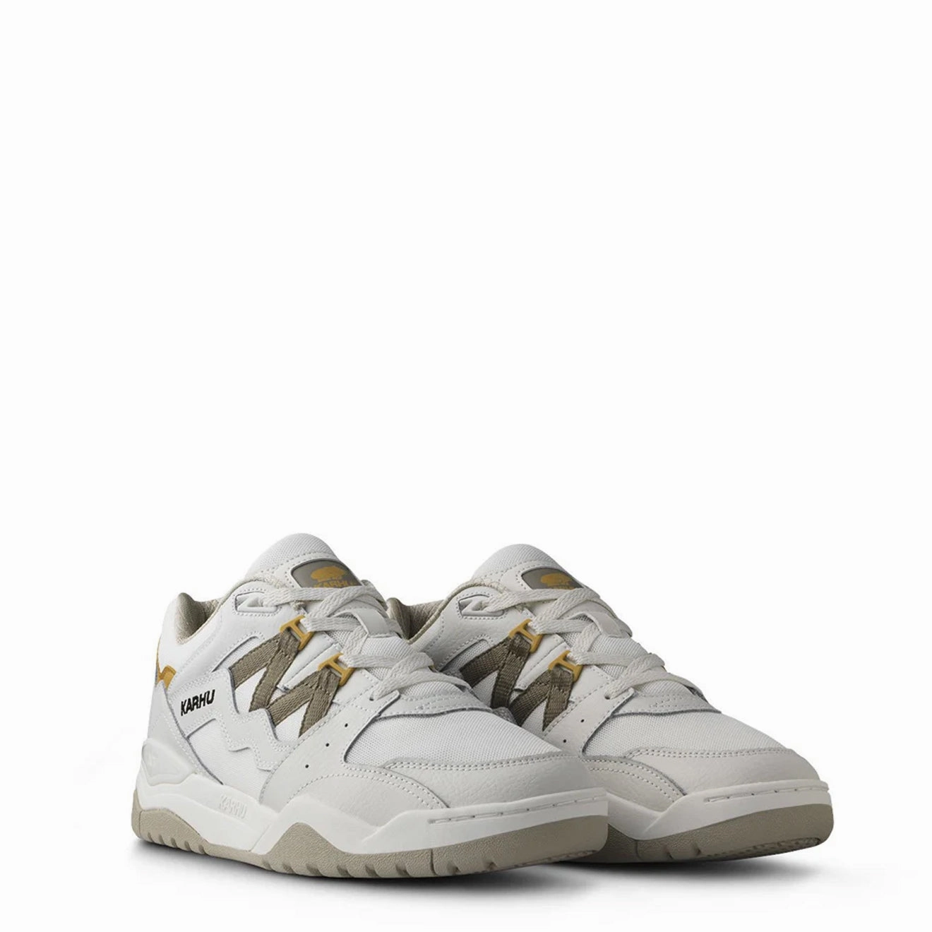 Karhu Fusion Xt Trainer Blanc De Blanc / Vintage Khaki Fashion Sneakers Odor Resistant