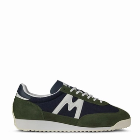 Karhu Mestari Trainer Bronze Green / White Easy On/Off Streetwear Footwear