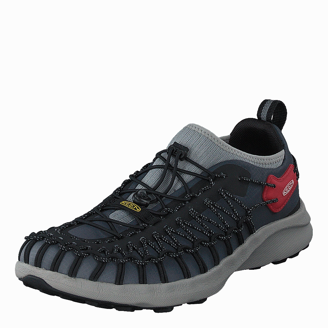 Ke Uneek Snk Sneaker Black-Red Carpet Fashion Sneakers All Day Comfort