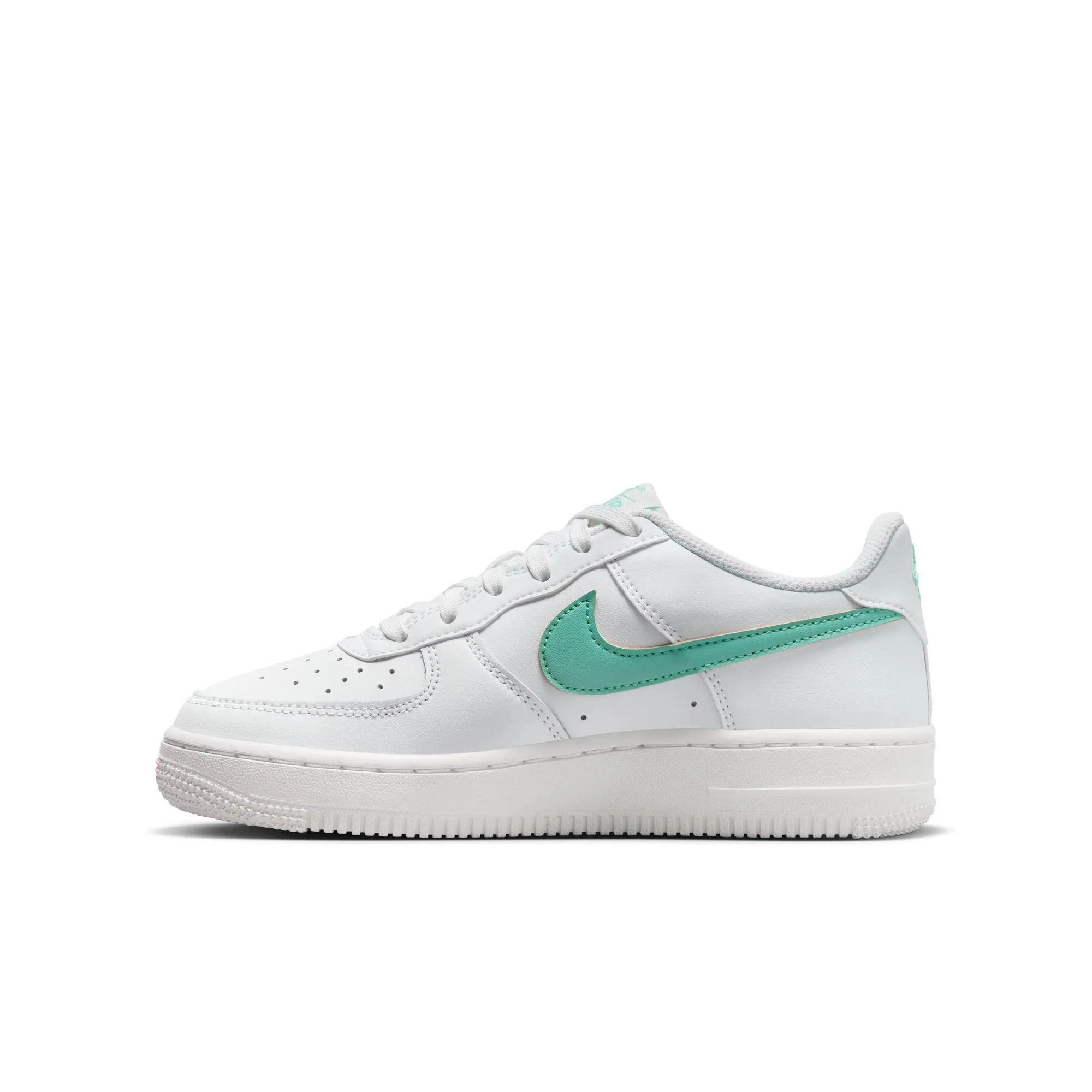 Kid'S Air Force 1 'White Emerald Rise' Supportive Footwear