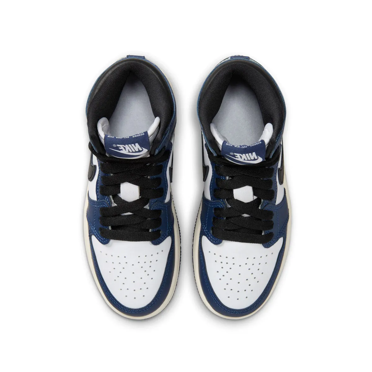 Kids Air Jordan 1 High Og 'Midnight Navy' Modern Classic Sustainable Shoes