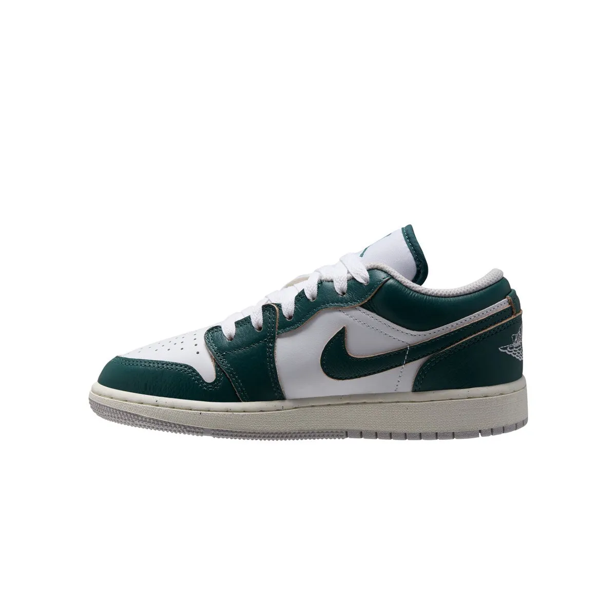 Recycled Materials Memory Foam Kids Air Jordan 1 Low Se 'Oxidized Green'