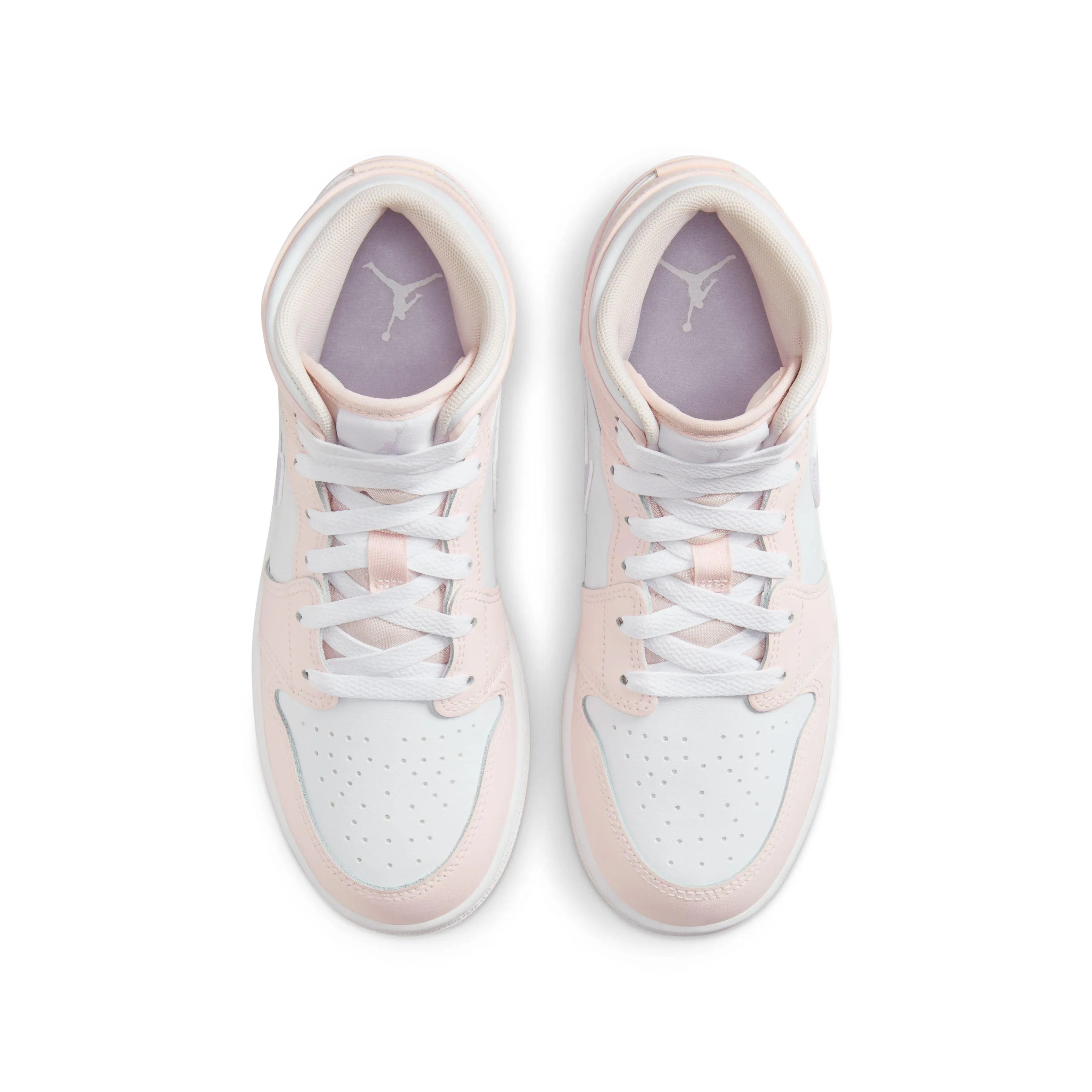 Kids Air Jordan 1 Mid 'Pink Wash' Machine Washable