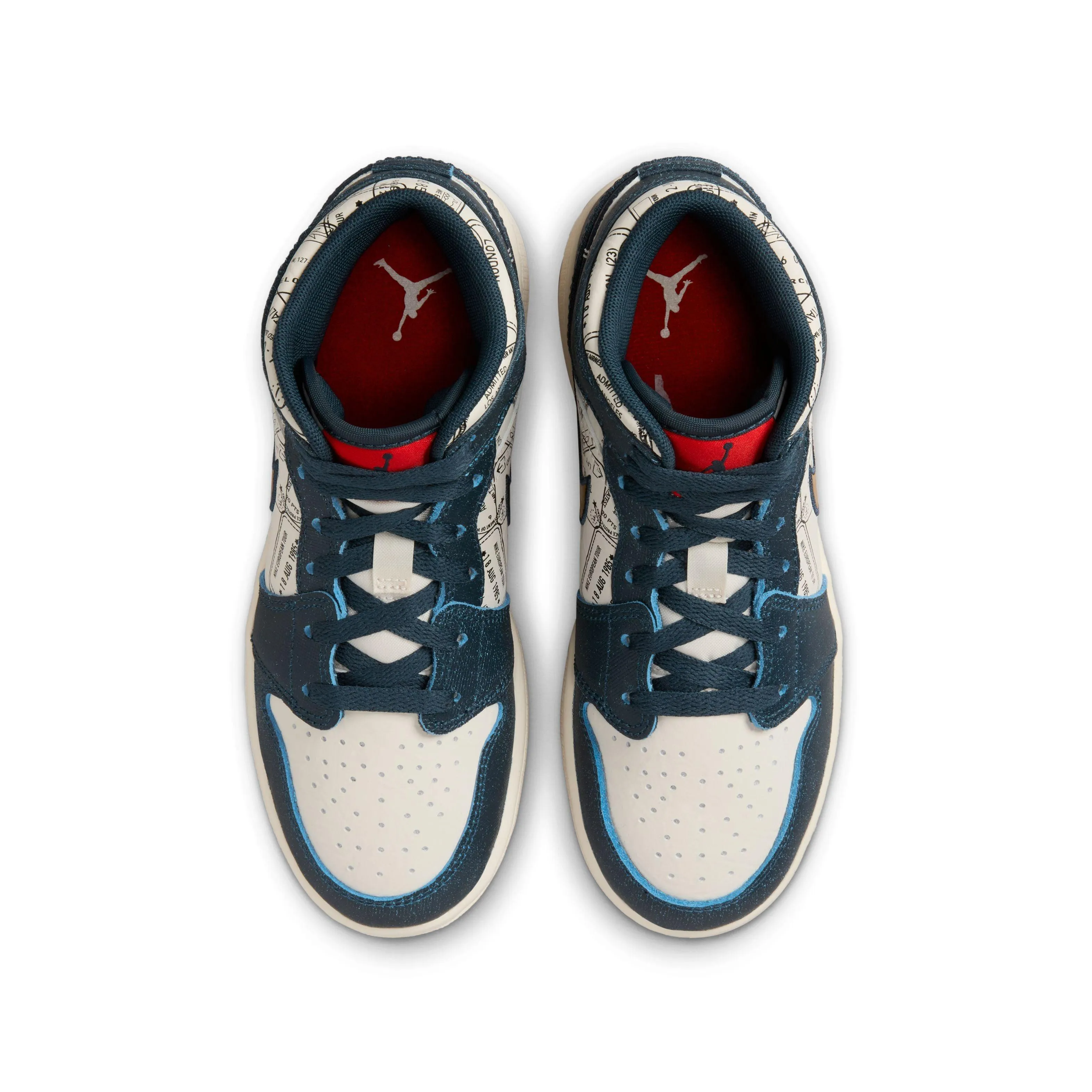 Machine Washable Kids Air Jordan 1 Mid Se 'Take Flight'