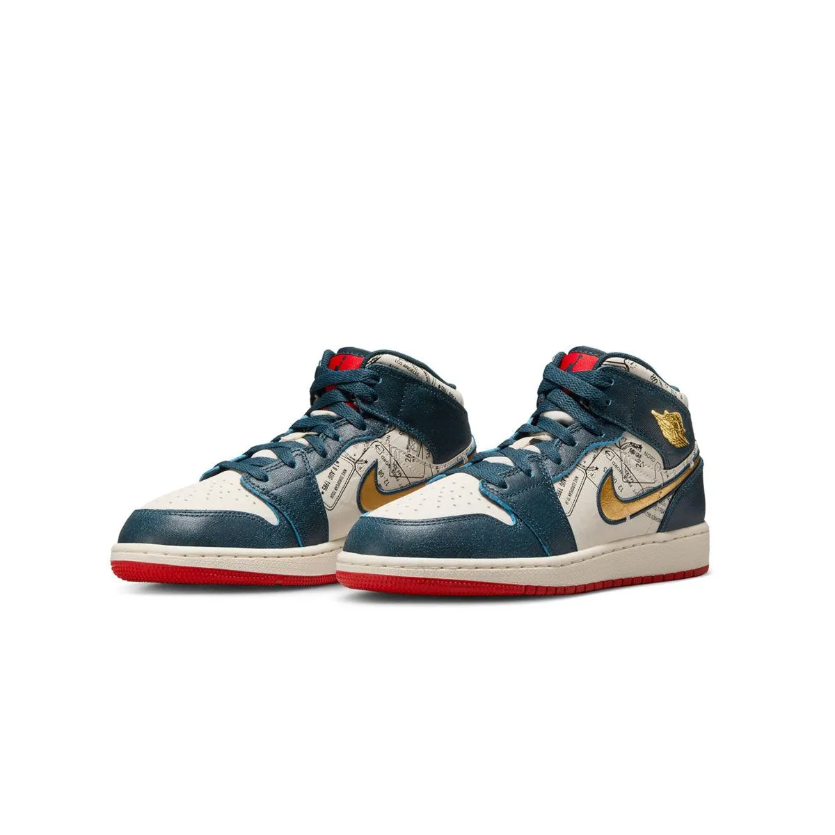 Kids Air Jordan 1 Mid Se 'Take Flight' All Weather Odor Resistant