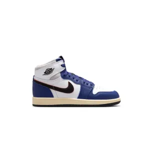 Moisture Wicking Kids Air Jordan 1 Retro High Og 'Rare Air Deep Royal Blue'