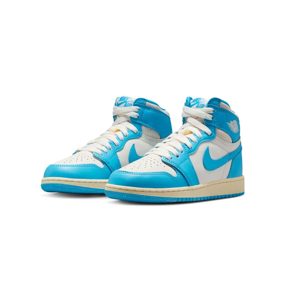 Kids Air Jordan 1 Retro High Og 'Unc Reimagined' Walking Shoes Functional Footwear