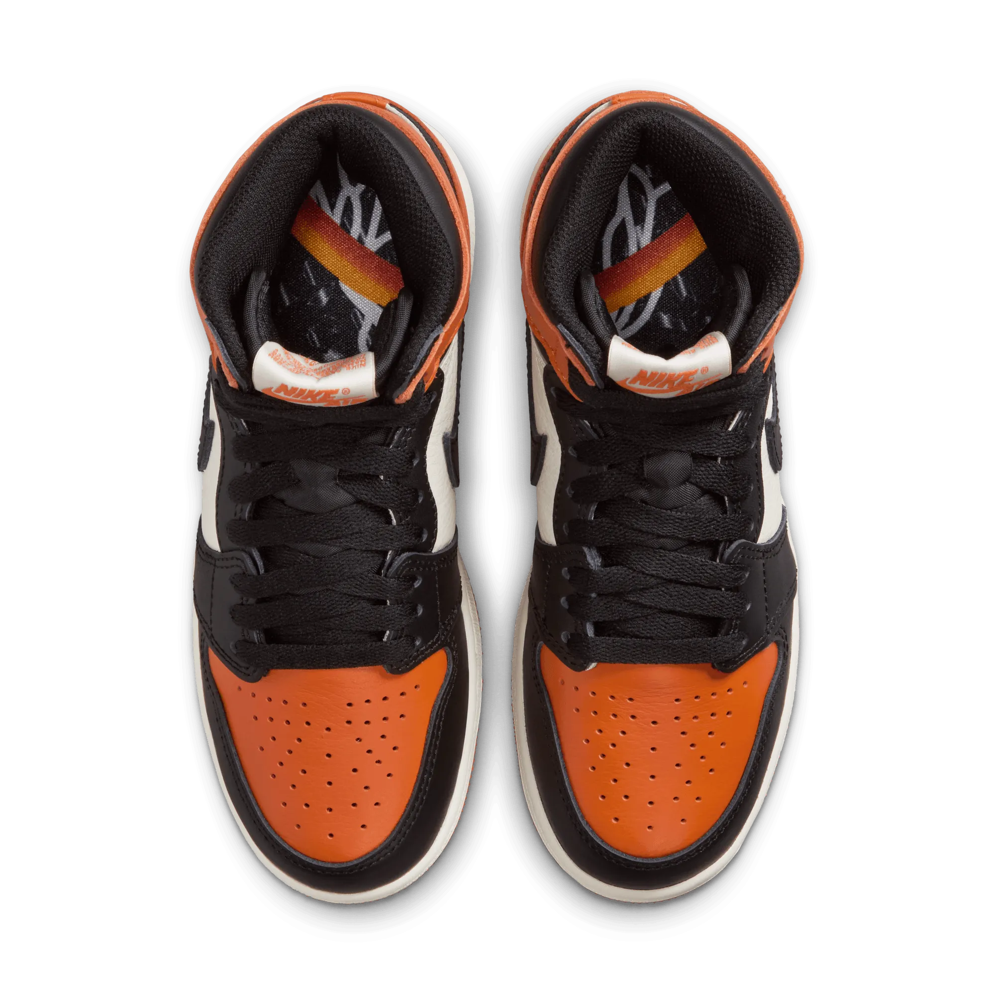 Kids Air Jordan 1 Retro 'Shattered Backboard' Rugged Sole