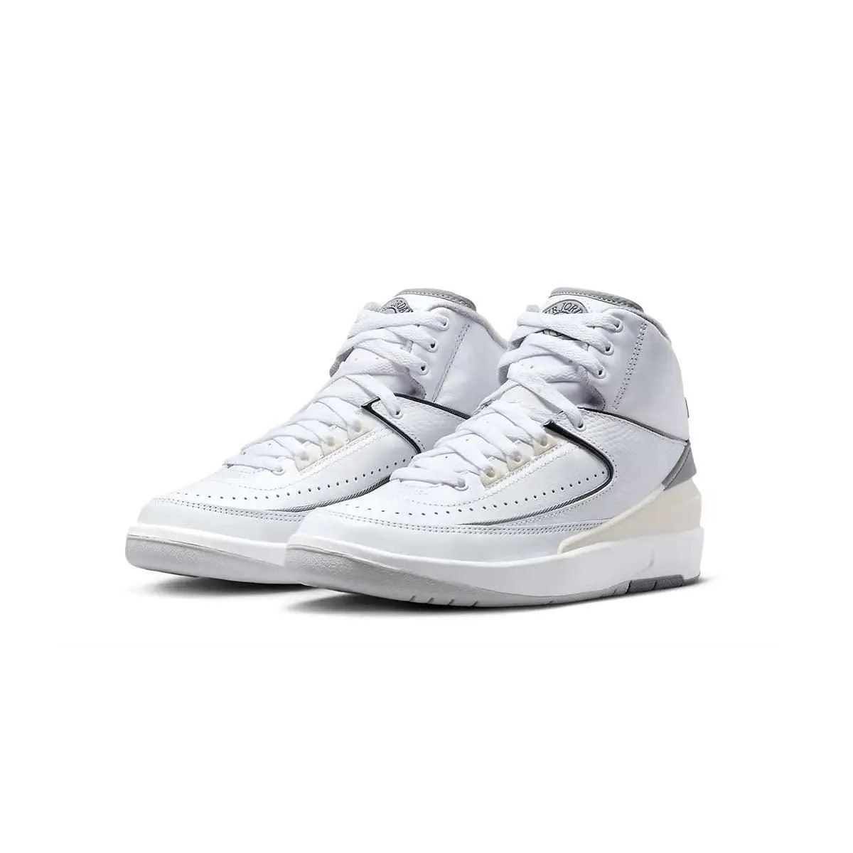 Kid'S Air Jordan 2 Retro 'Cement Grey' Supportive Shoes