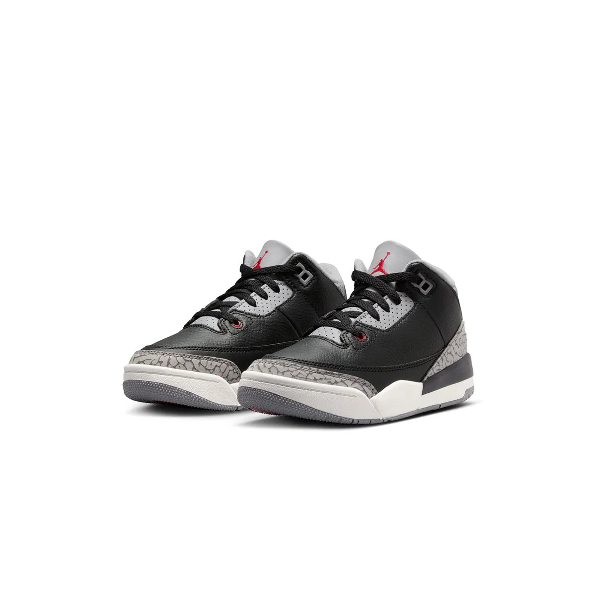 Wide Fit Kids Air Jordan 3 Retro 'Black Cement'