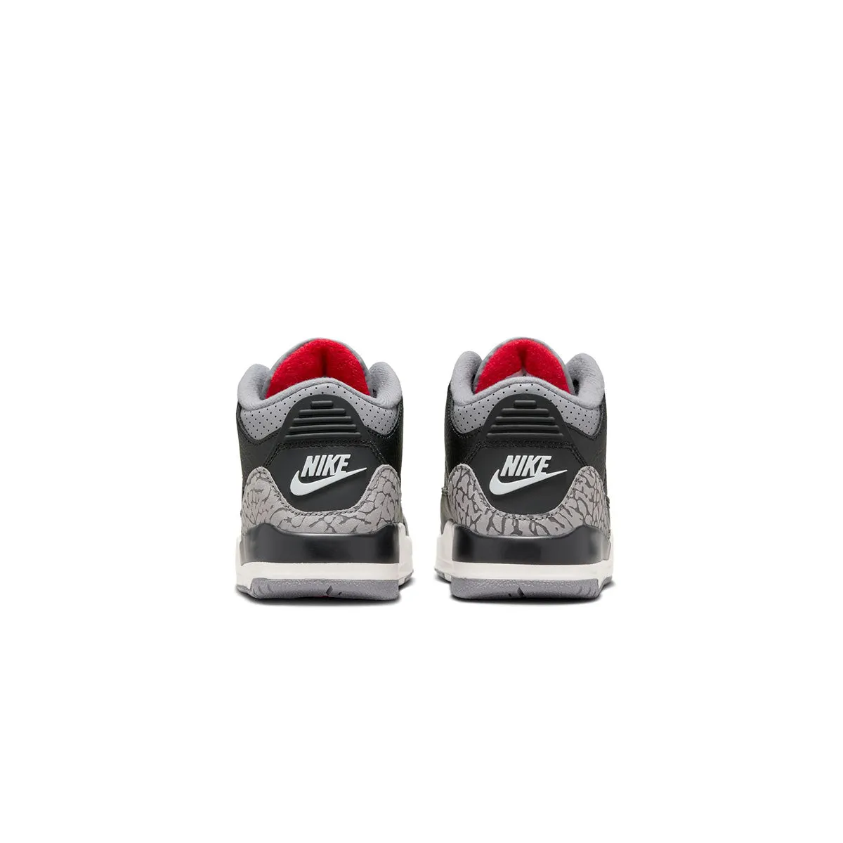 Kids Air Jordan 3 Retro 'Black Cement' Supportive Non Slip