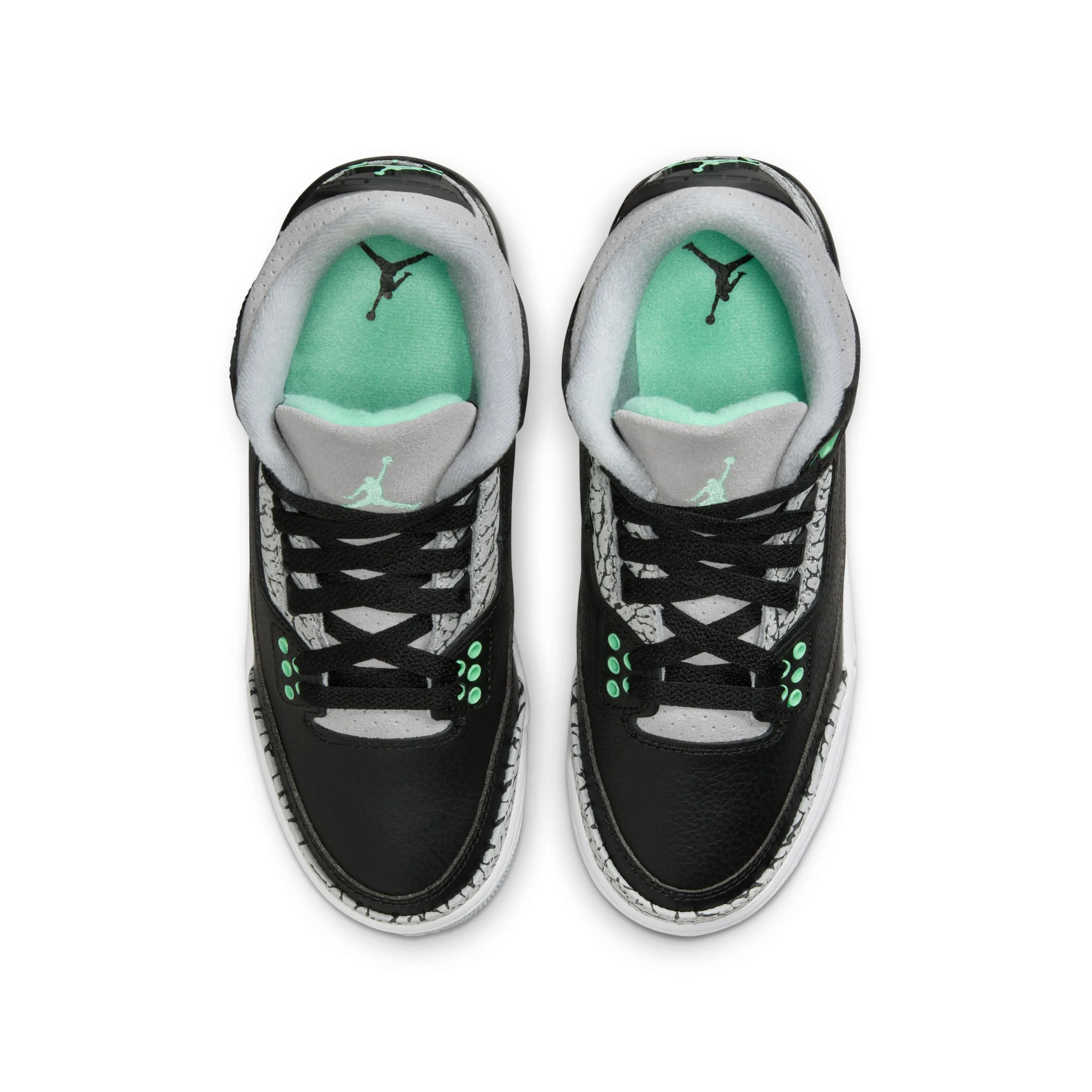 All Day Comfort Kids Air Jordan 3 Retro 'Green Glow'