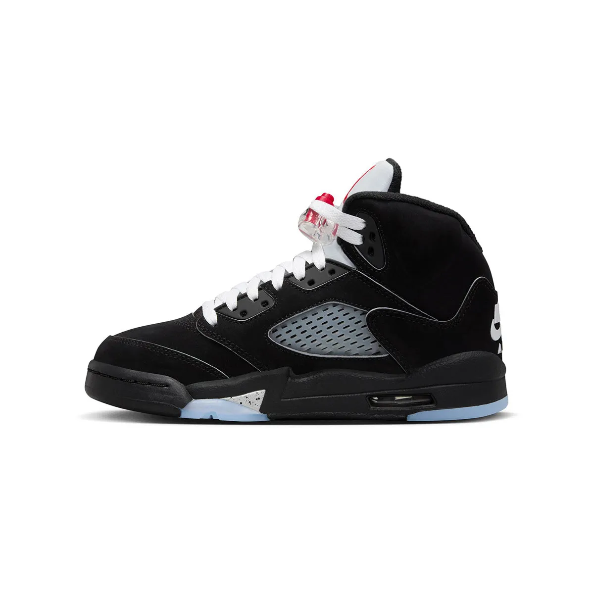 Kids Air Jordan 5 Retro Og 'Black Metallic Reimagined' Unisex Flexible